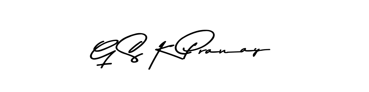 How to Draw G S K Pranay signature style? Asem Kandis PERSONAL USE is a latest design signature styles for name G S K Pranay. G S K Pranay signature style 9 images and pictures png