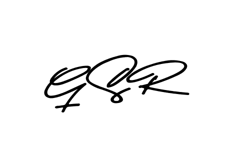 Design your own signature with our free online signature maker. With this signature software, you can create a handwritten (Asem Kandis PERSONAL USE) signature for name G S R. G S R signature style 9 images and pictures png