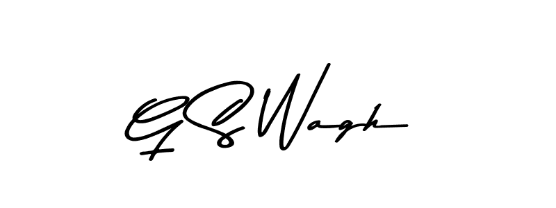 Also we have G S Wagh name is the best signature style. Create professional handwritten signature collection using Asem Kandis PERSONAL USE autograph style. G S Wagh signature style 9 images and pictures png