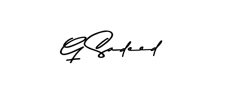 Check out images of Autograph of G Sadeed name. Actor G Sadeed Signature Style. Asem Kandis PERSONAL USE is a professional sign style online. G Sadeed signature style 9 images and pictures png
