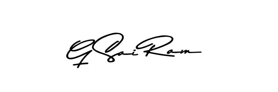 Design your own signature with our free online signature maker. With this signature software, you can create a handwritten (Asem Kandis PERSONAL USE) signature for name G Sai Ram. G Sai Ram signature style 9 images and pictures png