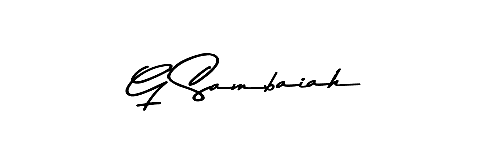 Also we have G Sambaiah name is the best signature style. Create professional handwritten signature collection using Asem Kandis PERSONAL USE autograph style. G Sambaiah signature style 9 images and pictures png