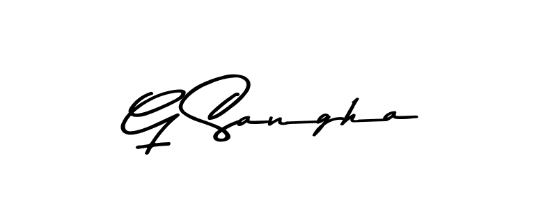 This is the best signature style for the G Sangha name. Also you like these signature font (Asem Kandis PERSONAL USE). Mix name signature. G Sangha signature style 9 images and pictures png
