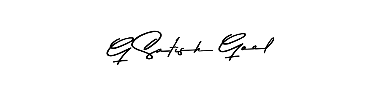 It looks lik you need a new signature style for name G Satish Goel. Design unique handwritten (Asem Kandis PERSONAL USE) signature with our free signature maker in just a few clicks. G Satish Goel signature style 9 images and pictures png