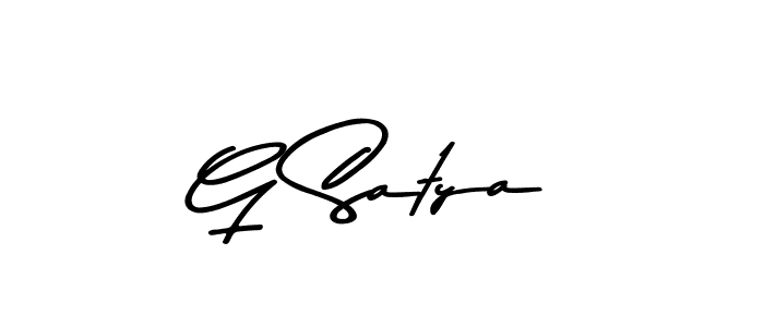 G Satya stylish signature style. Best Handwritten Sign (Asem Kandis PERSONAL USE) for my name. Handwritten Signature Collection Ideas for my name G Satya. G Satya signature style 9 images and pictures png