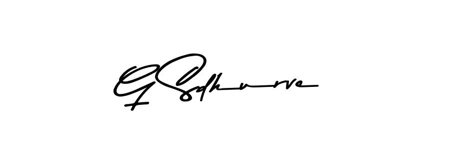 Make a beautiful signature design for name G Sdhurve. With this signature (Asem Kandis PERSONAL USE) style, you can create a handwritten signature for free. G Sdhurve signature style 9 images and pictures png