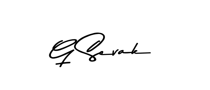 Asem Kandis PERSONAL USE is a professional signature style that is perfect for those who want to add a touch of class to their signature. It is also a great choice for those who want to make their signature more unique. Get G Sevak name to fancy signature for free. G Sevak signature style 9 images and pictures png