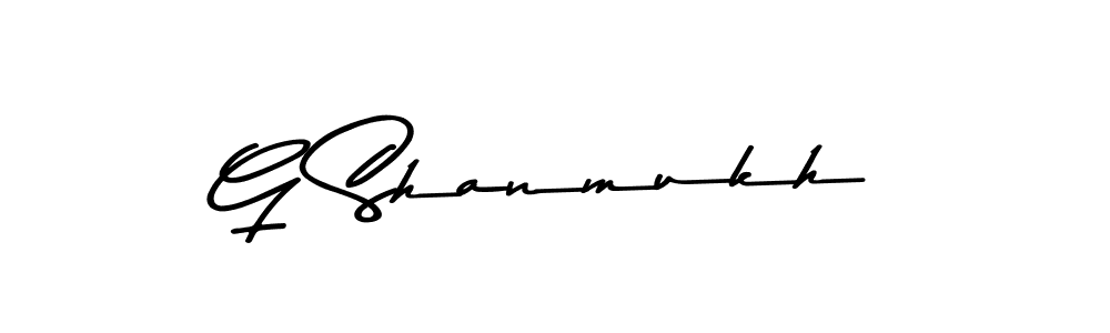 Best and Professional Signature Style for G Shanmukh. Asem Kandis PERSONAL USE Best Signature Style Collection. G Shanmukh signature style 9 images and pictures png