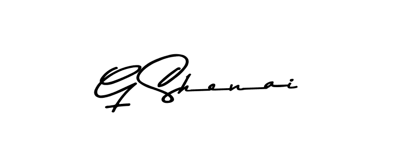 You should practise on your own different ways (Asem Kandis PERSONAL USE) to write your name (G Shenai) in signature. don't let someone else do it for you. G Shenai signature style 9 images and pictures png
