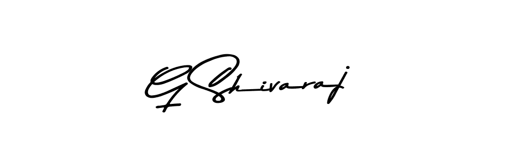 Design your own signature with our free online signature maker. With this signature software, you can create a handwritten (Asem Kandis PERSONAL USE) signature for name G Shivaraj. G Shivaraj signature style 9 images and pictures png