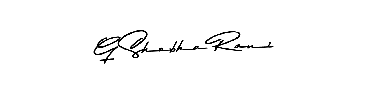 You should practise on your own different ways (Asem Kandis PERSONAL USE) to write your name (G Shobha Rani) in signature. don't let someone else do it for you. G Shobha Rani signature style 9 images and pictures png