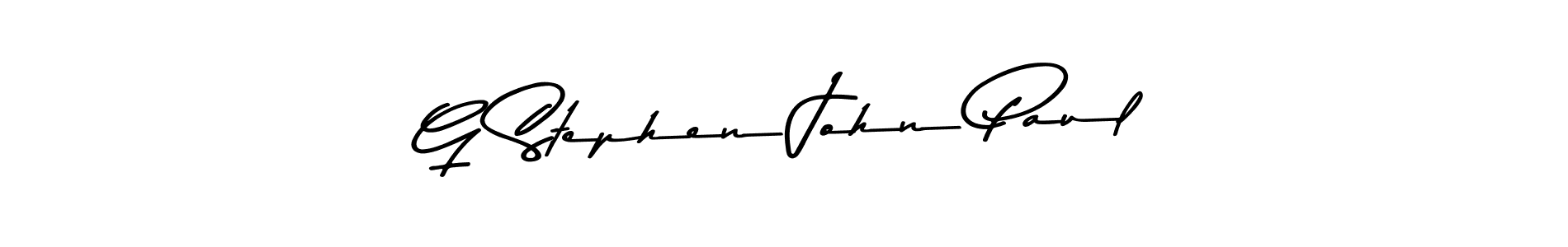 How to Draw G Stephen John Paul signature style? Asem Kandis PERSONAL USE is a latest design signature styles for name G Stephen John Paul. G Stephen John Paul signature style 9 images and pictures png