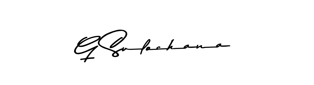 How to make G Sulochana signature? Asem Kandis PERSONAL USE is a professional autograph style. Create handwritten signature for G Sulochana name. G Sulochana signature style 9 images and pictures png