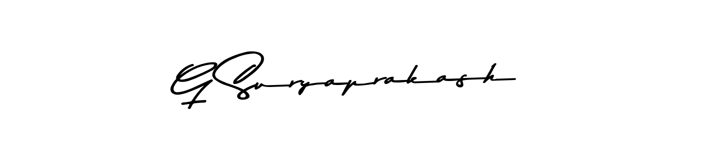 This is the best signature style for the G Suryaprakash name. Also you like these signature font (Asem Kandis PERSONAL USE). Mix name signature. G Suryaprakash signature style 9 images and pictures png