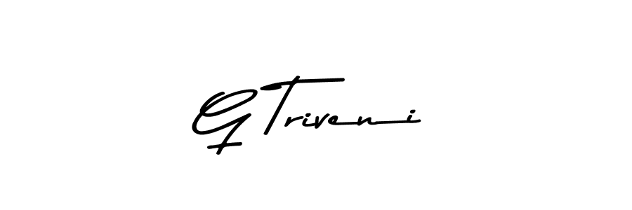This is the best signature style for the G Triveni name. Also you like these signature font (Asem Kandis PERSONAL USE). Mix name signature. G Triveni signature style 9 images and pictures png