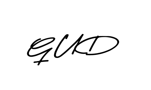 Design your own signature with our free online signature maker. With this signature software, you can create a handwritten (Asem Kandis PERSONAL USE) signature for name G U D. G U D signature style 9 images and pictures png