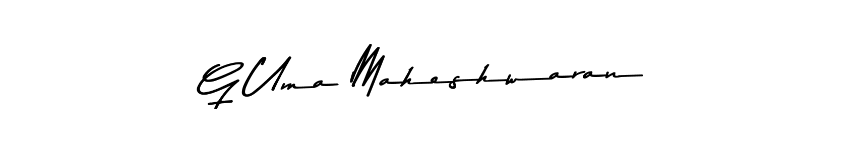 How to make G Uma Maheshwaran name signature. Use Asem Kandis PERSONAL USE style for creating short signs online. This is the latest handwritten sign. G Uma Maheshwaran signature style 9 images and pictures png