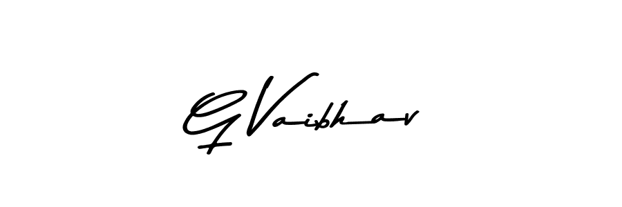 You should practise on your own different ways (Asem Kandis PERSONAL USE) to write your name (G Vaibhav) in signature. don't let someone else do it for you. G Vaibhav signature style 9 images and pictures png