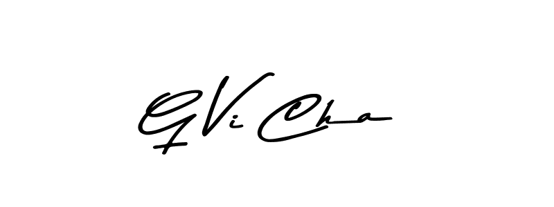 Similarly Asem Kandis PERSONAL USE is the best handwritten signature design. Signature creator online .You can use it as an online autograph creator for name G Vi Cha. G Vi Cha signature style 9 images and pictures png