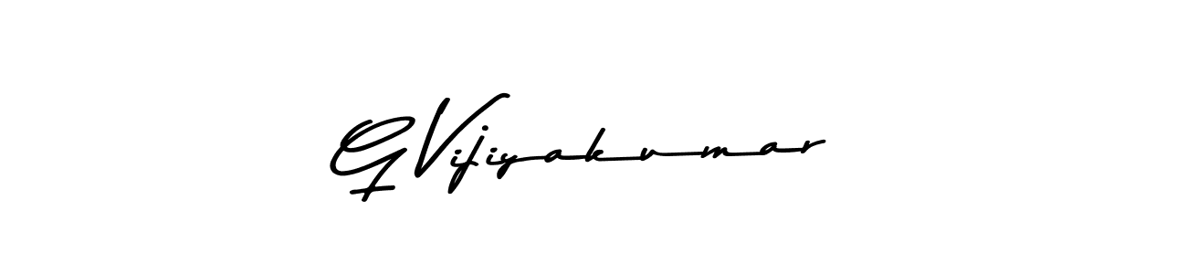 How to make G Vijiyakumar signature? Asem Kandis PERSONAL USE is a professional autograph style. Create handwritten signature for G Vijiyakumar name. G Vijiyakumar signature style 9 images and pictures png