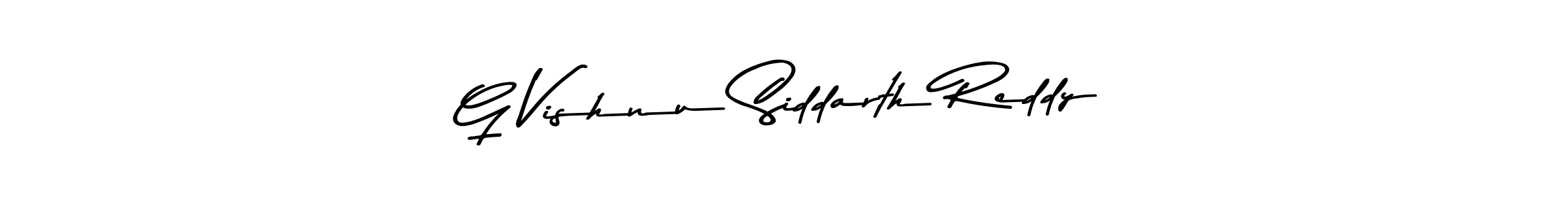 G Vishnu Siddarth Reddy stylish signature style. Best Handwritten Sign (Asem Kandis PERSONAL USE) for my name. Handwritten Signature Collection Ideas for my name G Vishnu Siddarth Reddy. G Vishnu Siddarth Reddy signature style 9 images and pictures png