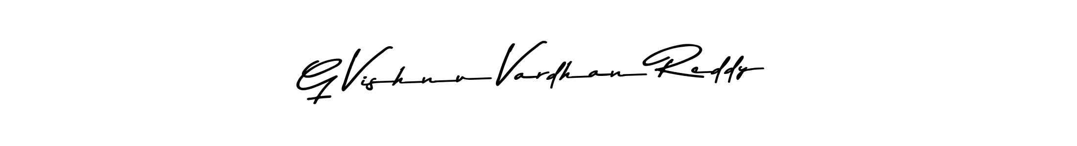 Also You can easily find your signature by using the search form. We will create G Vishnu Vardhan Reddy name handwritten signature images for you free of cost using Asem Kandis PERSONAL USE sign style. G Vishnu Vardhan Reddy signature style 9 images and pictures png