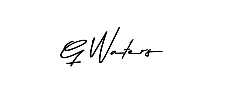 Use a signature maker to create a handwritten signature online. With this signature software, you can design (Asem Kandis PERSONAL USE) your own signature for name G Waters. G Waters signature style 9 images and pictures png