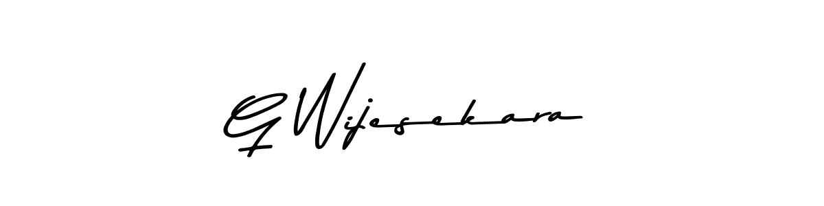 This is the best signature style for the G Wijesekara name. Also you like these signature font (Asem Kandis PERSONAL USE). Mix name signature. G Wijesekara signature style 9 images and pictures png