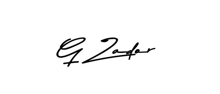 Also we have G Zador name is the best signature style. Create professional handwritten signature collection using Asem Kandis PERSONAL USE autograph style. G Zador signature style 9 images and pictures png