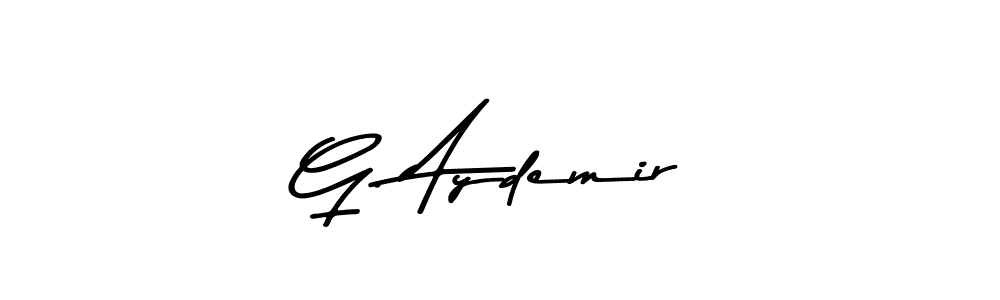 Make a beautiful signature design for name G. Aydemir. Use this online signature maker to create a handwritten signature for free. G. Aydemir signature style 9 images and pictures png