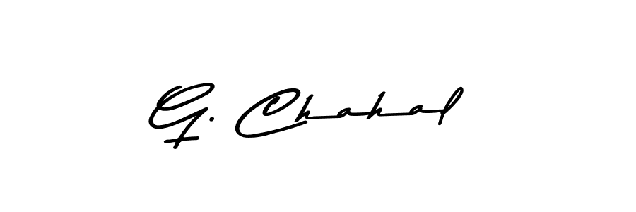 Also You can easily find your signature by using the search form. We will create G. Chahal name handwritten signature images for you free of cost using Asem Kandis PERSONAL USE sign style. G. Chahal signature style 9 images and pictures png