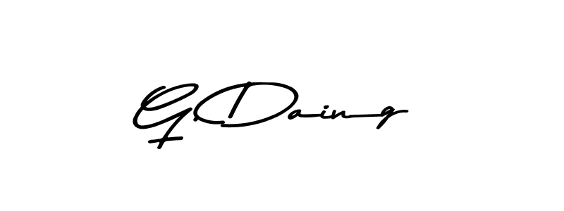 Make a beautiful signature design for name G. Daing. Use this online signature maker to create a handwritten signature for free. G. Daing signature style 9 images and pictures png