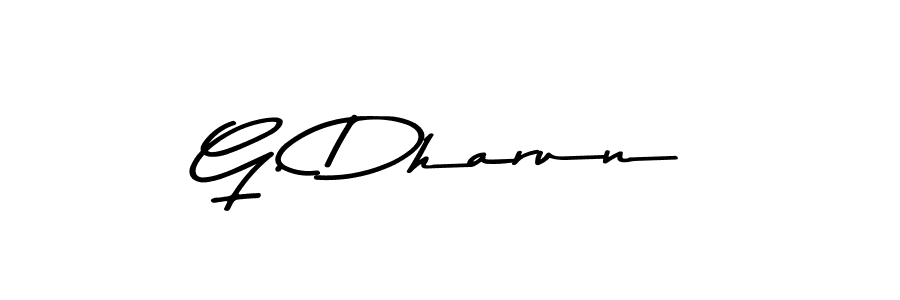 The best way (Asem Kandis PERSONAL USE) to make a short signature is to pick only two or three words in your name. The name G. Dharun include a total of six letters. For converting this name. G. Dharun signature style 9 images and pictures png