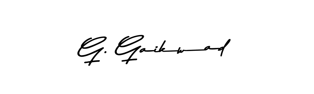 Asem Kandis PERSONAL USE is a professional signature style that is perfect for those who want to add a touch of class to their signature. It is also a great choice for those who want to make their signature more unique. Get G. Gaikwad name to fancy signature for free. G. Gaikwad signature style 9 images and pictures png
