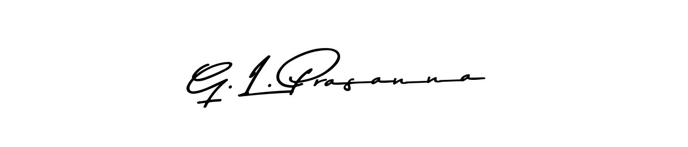 Also we have G. L. Prasanna name is the best signature style. Create professional handwritten signature collection using Asem Kandis PERSONAL USE autograph style. G. L. Prasanna signature style 9 images and pictures png