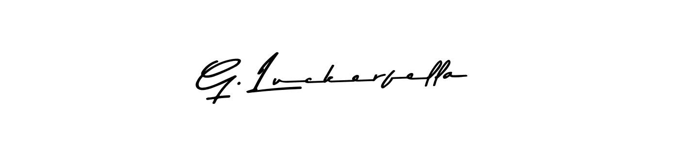 Make a short G. Luckerfella signature style. Manage your documents anywhere anytime using Asem Kandis PERSONAL USE. Create and add eSignatures, submit forms, share and send files easily. G. Luckerfella signature style 9 images and pictures png