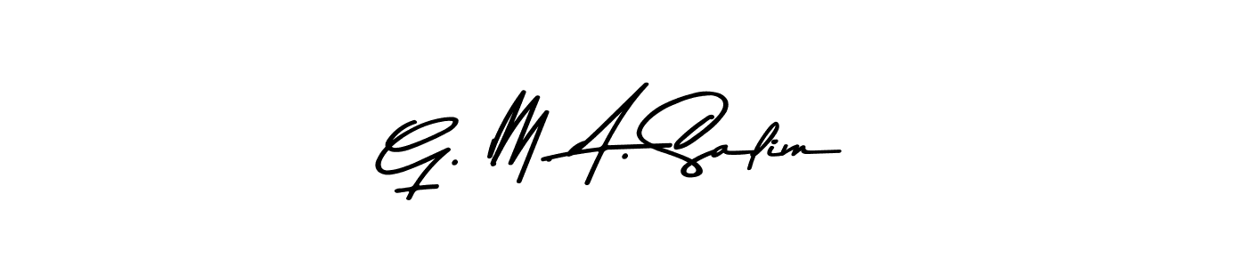 Once you've used our free online signature maker to create your best signature Asem Kandis PERSONAL USE style, it's time to enjoy all of the benefits that G. M. A. Salim name signing documents. G. M. A. Salim signature style 9 images and pictures png