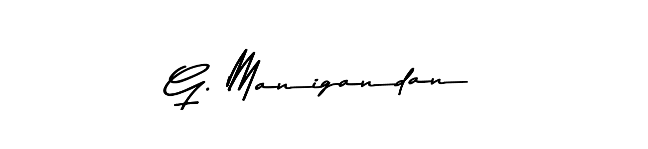 How to make G. Manigandan signature? Asem Kandis PERSONAL USE is a professional autograph style. Create handwritten signature for G. Manigandan name. G. Manigandan signature style 9 images and pictures png