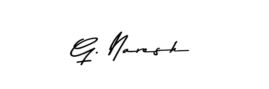 You should practise on your own different ways (Asem Kandis PERSONAL USE) to write your name (G. Naresh) in signature. don't let someone else do it for you. G. Naresh signature style 9 images and pictures png