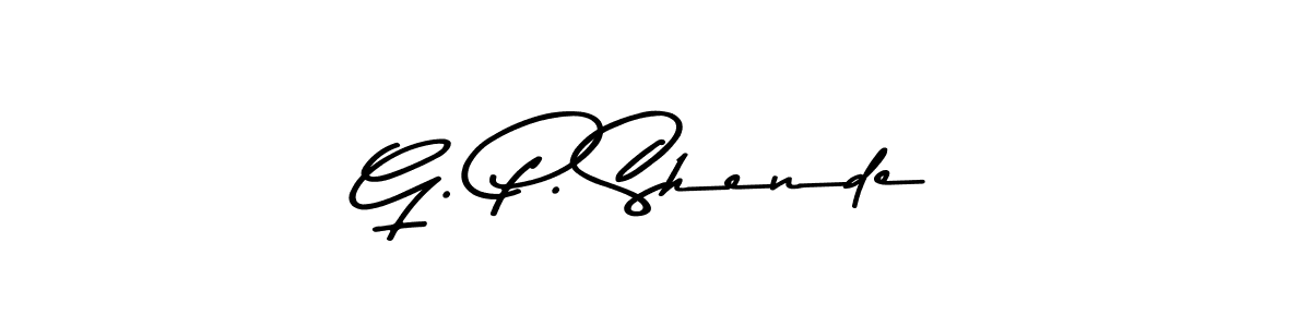 Asem Kandis PERSONAL USE is a professional signature style that is perfect for those who want to add a touch of class to their signature. It is also a great choice for those who want to make their signature more unique. Get G. P. Shende name to fancy signature for free. G. P. Shende signature style 9 images and pictures png