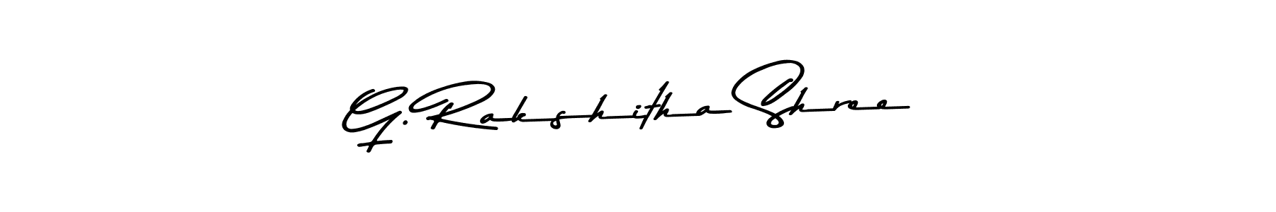 G. Rakshitha Shree stylish signature style. Best Handwritten Sign (Asem Kandis PERSONAL USE) for my name. Handwritten Signature Collection Ideas for my name G. Rakshitha Shree. G. Rakshitha Shree signature style 9 images and pictures png