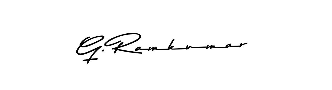 Make a beautiful signature design for name G. Ramkumar. Use this online signature maker to create a handwritten signature for free. G. Ramkumar signature style 9 images and pictures png