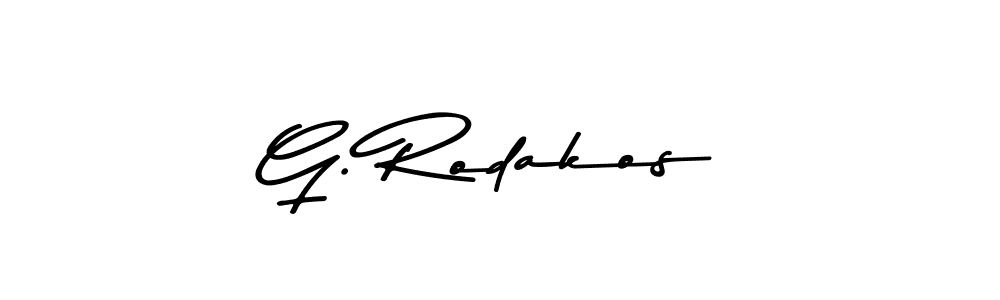 You should practise on your own different ways (Asem Kandis PERSONAL USE) to write your name (G. Rodakos) in signature. don't let someone else do it for you. G. Rodakos signature style 9 images and pictures png