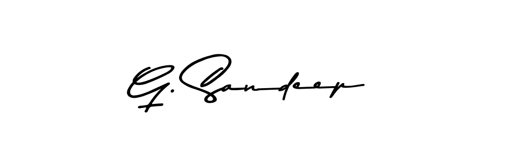 Asem Kandis PERSONAL USE is a professional signature style that is perfect for those who want to add a touch of class to their signature. It is also a great choice for those who want to make their signature more unique. Get G. Sandeep name to fancy signature for free. G. Sandeep signature style 9 images and pictures png