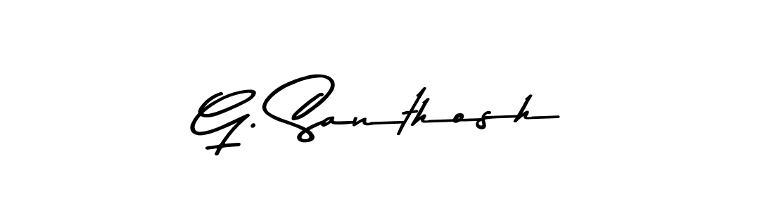 Make a beautiful signature design for name G. Santhosh. Use this online signature maker to create a handwritten signature for free. G. Santhosh signature style 9 images and pictures png