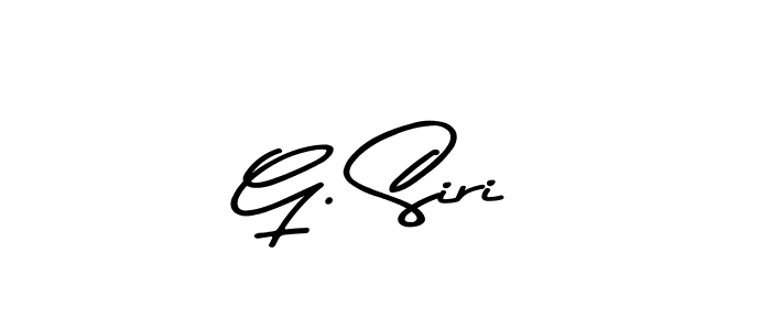 Make a beautiful signature design for name G. Siri. With this signature (Asem Kandis PERSONAL USE) style, you can create a handwritten signature for free. G. Siri signature style 9 images and pictures png