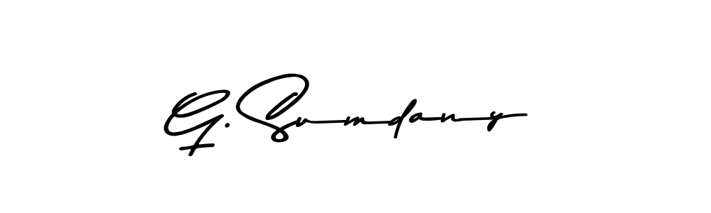 Also we have G. Sumdany name is the best signature style. Create professional handwritten signature collection using Asem Kandis PERSONAL USE autograph style. G. Sumdany signature style 9 images and pictures png