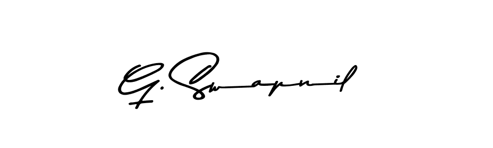 You should practise on your own different ways (Asem Kandis PERSONAL USE) to write your name (G. Swapnil) in signature. don't let someone else do it for you. G. Swapnil signature style 9 images and pictures png