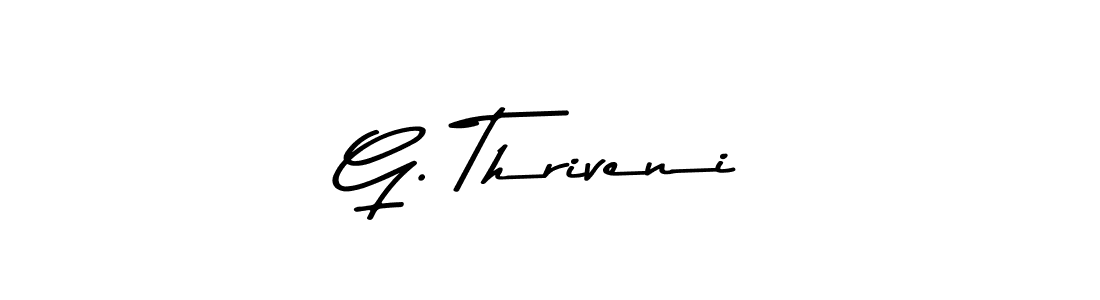 How to make G. Thriveni signature? Asem Kandis PERSONAL USE is a professional autograph style. Create handwritten signature for G. Thriveni name. G. Thriveni signature style 9 images and pictures png