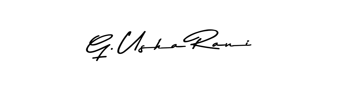 Make a beautiful signature design for name G. Usha Rani. Use this online signature maker to create a handwritten signature for free. G. Usha Rani signature style 9 images and pictures png